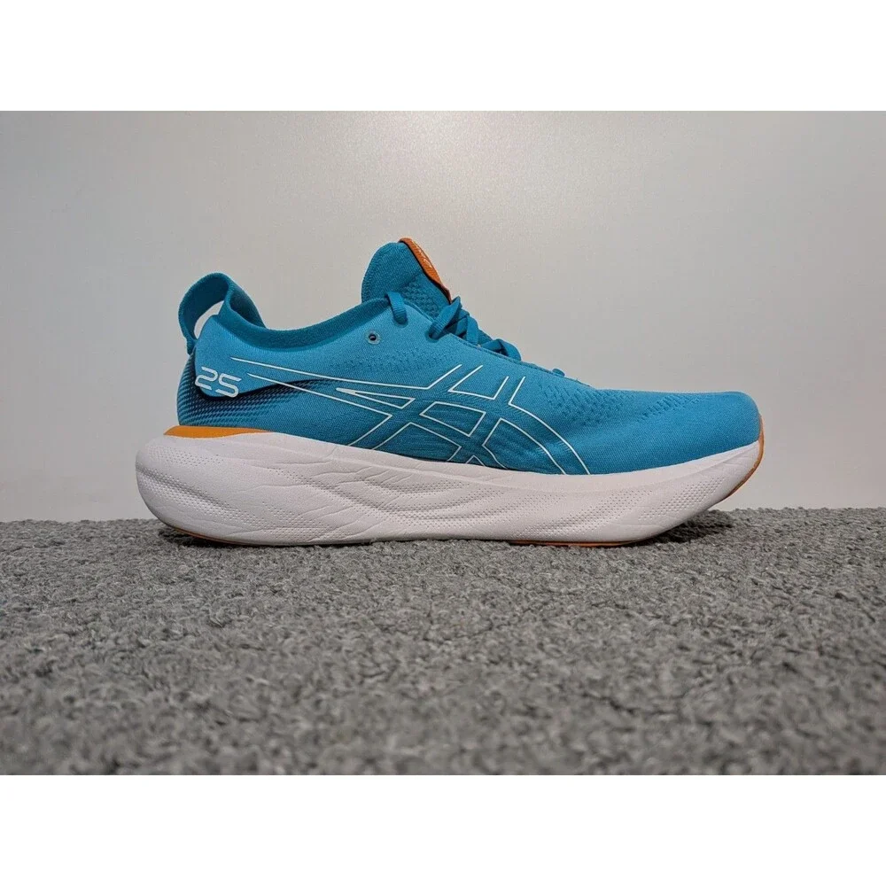 Asics Gel Nimbus 25 Running Shoes Mens Size 12 Blue